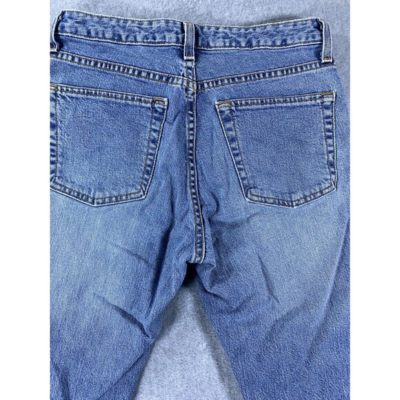 Gap Bootcut Jeans Women's 27 Blue Denim Stretch Flat Front 5-Pockets Y2K Casual - Picture 4 of 16